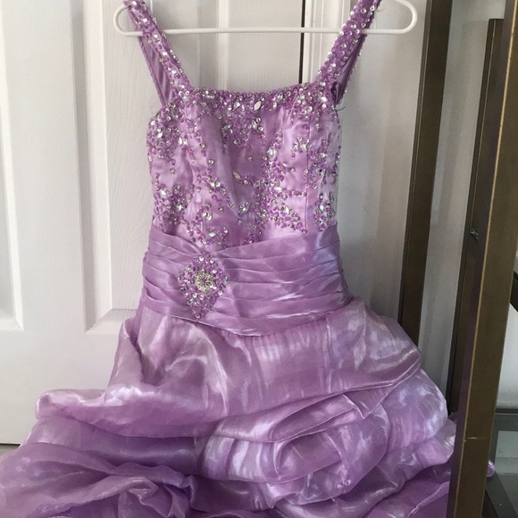 Dresses & Skirts - Spring wedding Lilac flower girl dress.